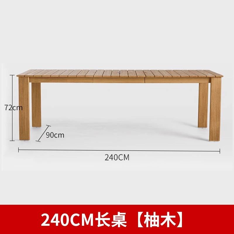 Table de 240 cm de long [Teck]