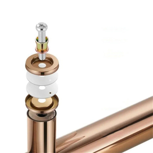 Kit de tiradores <span class=keywords><strong>para</strong></span> puertas corredizas de <span class=keywords><strong>granero</strong></span>, forma ovalada, de acero inoxidable, <span class=keywords><strong>para</strong></span> puertas de <span class=keywords><strong>granero</strong></span> y accesorios de ducha, fuertes y duraderos - Product Image 5