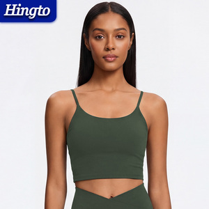 Hingto Pre-Sale In-Stock High Quality Nylon Spandex Yoga Bras