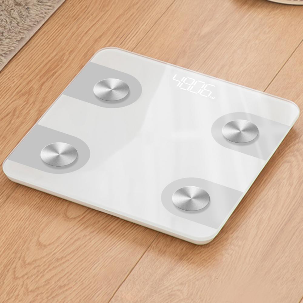 Дешевая цена, Лидер продаж amazon, приложение для здоровья, подключенный Bluetooth, персональный анализатор жира, умные весы