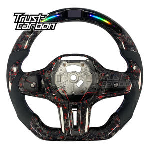 Volante LED de Fibra de Carbono Forjado Personalizado para BMW 330i 340i 440i 450i 550i 640i GT 740d Xdrive X3 X4 X5 X6 X7 M2 M3 M4 M5 <span class=keywords><strong>M8</strong></span> - Product Image 1