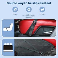 Tapis de protection pour chien OEM ODM pour siège arrière de voiture, antidérapant, en tissu Oxford écologique, anti-morsure, résistant à la saleté, imperméable et anti-rayures
