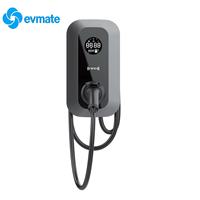 Chargeur mural triphasé 22 kW pour VE avec écran 4 pouces, GBT, contrôle par application, RFID, OTA, IP55 / Wi-Fi, Ethernet, TFT
