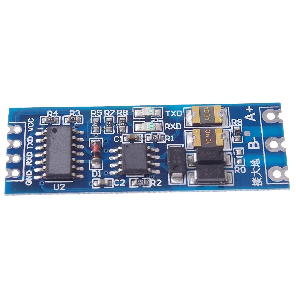 TTL פנה למודול RS485 חומרת מודול בקרת זרימה אוטומטית סידורי UART רמת המרה הדדית מודול ספק כוח 3.3V 5V