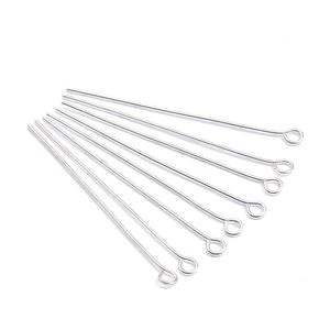 Nine Character <b>Needle</b> Iron Plated Gold Silver Jewelry Accessories For <b>Beading</b> Crafts Bracelets Necklaces Phone Chains - Product Image 3