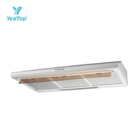 Hotte de cuisine slim 90 cm avec filtre à charbon