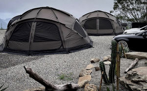 Tente dôme en forme de demi-boule Offre Spéciale Tente étoilée de <span class=keywords><strong>camping</strong></span> en plein air en tissu noir de haute qualité - Product Image 6