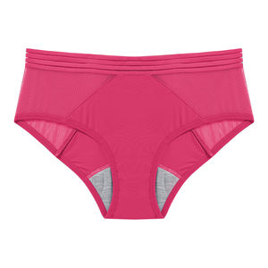 سراويل نسائية طويلة من الدانتيل بخصر مرتفع أربع طبقات مانعة للتسرب سراويل داخلية نسائية ملابس داخلية مفرغة للحيض مقاس كبير - Product Image 5