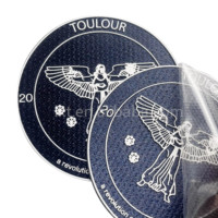 Patchs en silicone 3D personnalisés avec logo en relief, en tissu Tatami, en caoutchouc haute densité, transfert thermique pour vêtements