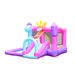 New popular fun bouncer princess pink prince party commercial bounce castle bouncy house gonfiabile in vendita - Product Image 1