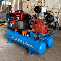 Kompresor Udara Piston Diesel ZS1115 5bar W-3/5 Kompresor Resiprokal untuk Pengeboran Batu Tambang