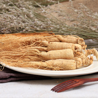 Racine de ginseng jaune clair traditionnel chinois, plante sauvage séchée à l'air, processus de séchage AD, vente en gros en vrac, Anhui, 1 kg
