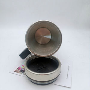 Venta al por mayor A2729 Taza térmica portátil de 12V/24V para exteriores, tazas para beber, vasos térmicos para coche con asa - Product Image 4