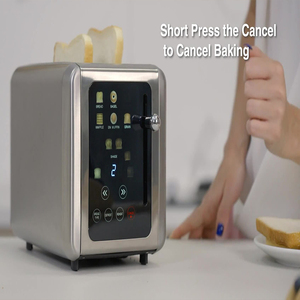 Mini grille-pain électrique à 2 tranches Appareil de cuisine ménager pour griller le pain pour les boulangers - Product Image 3