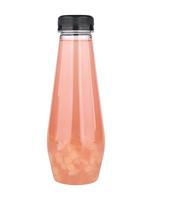 Bouteilles en plastique rondes transparentes PET jetables sans BPA de 350 ml avec étiquette personnalisée MAYSURE pour sodas et boissons énergisantes
