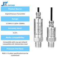 Transmisor de Presión Neumático de 0-5V y 0-10V, Resistente a la Corrosión, 5000 bar, para Medición de Presión en Agua Potable, Modelo 65