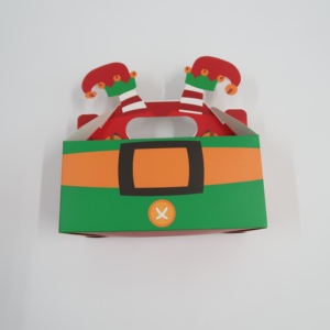 Nueva caja de embalaje de dibujos animados de mano de Navidad, lindo viejo alce caramelo, <span class=keywords><strong>chocolate</strong></span> - Product Image 3