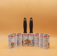 Bestseller Sticky Paper Straight Pet Flusen rolle für Tierhaare und Teppich Offer Bag OEM Item