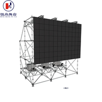 Andamios Modulares Portátiles de Aleación de Aluminio y Sistema de Escenario de Armadura de Instalación Rápida para Conciertos