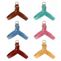 Harnais pour chien en cuir PU végétalien minimaliste uni, vente en gros directe d'usine, sangle réglable, anneau en D réglable, harnais de poitrine pour chien