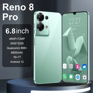 새로운 도착 잠금 해제 realme 10 pro 스마트 폰 v19pro oppo reno 8 pro 핸디 휴대 전화