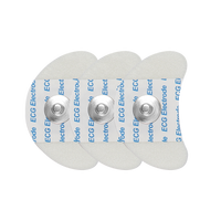 Électrodes adhésives conductrices pour électrocardiogramme, électrodes de poitrine jetables pour appareil médical ECG