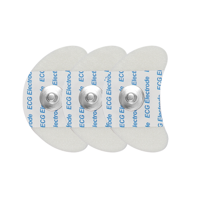Disposable Snap ECG Chest Pad Medical Machine Ecg Electrode Pad Ecg Conductive Adhesive Electrodes