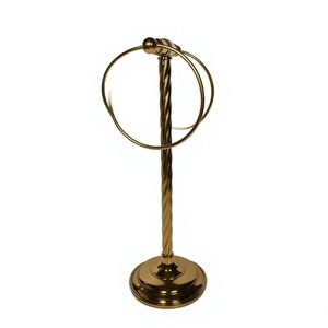 Decorative Brass Towel Stand For Luxury Bathroom Accessories Countertop Display High Quality Towel Holder Durable Designs - Product Image 1