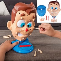EPT Nouveauté Popping Pimple Parent-Enfant Board Funny Family Party Games Simuler la forme du visage Squeeze Pimple Popping Toy