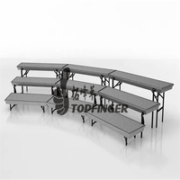Plateformes de chœur Topfinger 2026 à prix avantageux, plateformes assises, plateformes portables pliables en alliage, scène à vendre