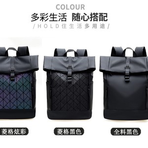 Men's <b>Backpack</b> <b>Large</b> Capacity 20-35L Waterproof Interior Zipper Pocket For Commuting Travel Business College Students - Product Image 5