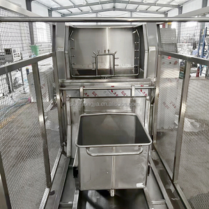 Prix d'usine Chariot de lavage pour viande 200L, équipement de nettoyage pour atelier de transformation de la viande - Product Image 2