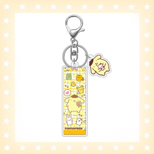 <span class=keywords><strong>Photo</strong></span> numérique irrégulière personnalisée en deux pièces dessin animé humanoïde décorations suspendues porte-clés pendentif en acrylique plastique étanche - Product Image 6