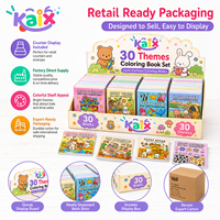 Promotion d'été KAIX : Livres de coloriage pour adultes, animaux mignons, pages faciles pour les activités de camping et les packs cadeaux de détail