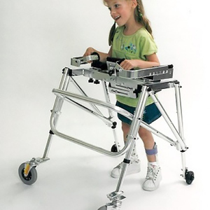 CT8334L-XS Anterior Support <strong>Walker</strong> with Forearm Supports Soft Handle Folding <strong>Gait</strong> Trainer Aluminum Pediatric <strong>Walker</strong> - Product Image 5
