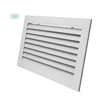 Grille de retour d'air carrée en aluminium de haute qualité, flexible, économe en énergie et décorative pour systèmes CVC, idéale pour hôpitaux, gymnases et salles.