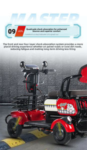 Home Use Elderly Mobility Tricycle Adjustable Sitting Position Electric Trike - Product Image 6