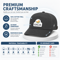 Gorra de Béisbol Bordada Personalizada de 5 Paneles con Logotipo 3D, Visera Curva, para Marcas de Ropa, Minoristas y Compradores Mayoristas