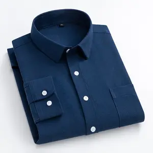 OEM/ODM Camisas Veraniegas Hombre Manga Corta Top Selling Anti-pilling Luxury Customized Slim Fit Men's Business Dress Shirt