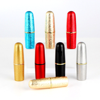 Tube de rouge à lèvres en plastique brillant, étiquette privée, tube de rouge à lèvres rose, emballage de baume à lèvres, tube à lèvres rond