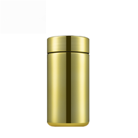 Petit pot d'emballage de supplément de qualité alimentaire brillant doré de 6oz/200ml scellable pour capsule et pilules d'huile de poisson
