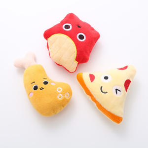 Nuevo juguete creativo para mascotas pata de pollo pizza chips forma solo jugar hierba gatera peluche gato juguete - Product Image 4