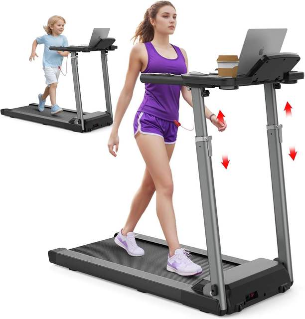 New Launched Electric Adjustable Treadmill All Ages Smart Speed LCD Display Screen Folding Home Treadmill 2.5 HP Motor 1-12KM/H