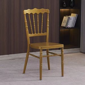 Chaises épaisses en métal d'hôtel portatif de vente chaude avec des dossiers Mariages et banquets Chaises de <span class=keywords><strong>Napoléon</strong></span> Meubles - Product Image 5