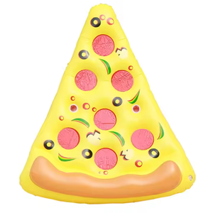 MING Chan Nouveau Flotteur Gonflable PVC Pizza pour Adulte, Transat Aquatique Coloré pour Piscine, Idéal pour l'Été - Product Image 5