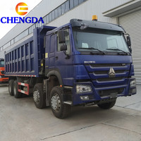 Camion à benne basculante SINOTRUCK HOWO 8*4 d'occasion à prix avantageux en Chine