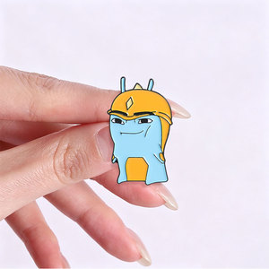 Épinglette en émail <span class=keywords><strong>Slugterra</strong></span> personnalisée, badge en métal drôle de dessin animé, épinglette de revers anime pour sacs à dos, cadeau de bijoux créatif - Product Image 2