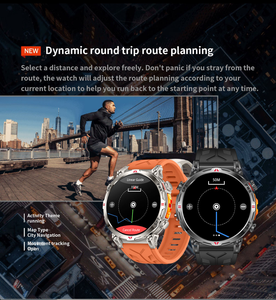 Smartwatch <span class=keywords><strong>GPS</strong></span> con Funzione di Chiamata, Assistente Vocale, Monitoraggio Sportivo, Display AMOLED in Silicone, Impermeabile 3 ATM, Orologio Fitness Intelligente - Product Image 3