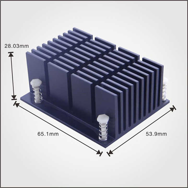 Stamped and Extruded Aluminum Heat Sink