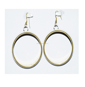 Pendientes Geométricos 2025, Moda Femenina, Juego de Pendientes Tradicionales de Cobre Verde para Mujeres y Niñas, Diseño Artístico Dorado - Product Image 1